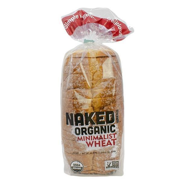 slide 1 of 1, Franz Naked Organic Minimalist Wheat Bread, 22.5 oz