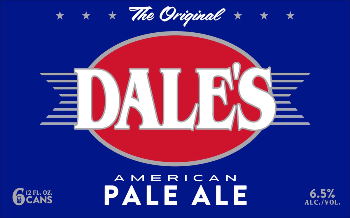 slide 2 of 4, Dale's Oskar Blues Dales Pale Ale 4/6/12oz, 6 ct; 12 fl oz