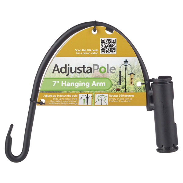 slide 1 of 1, Nature's Way AdjustaPole Hanging Arm, 7-in. Hook, 7 in