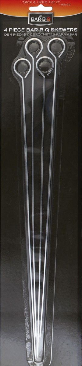 slide 1 of 3, Mr. Bar-B-Q Skewers 4 ea, 4 ct