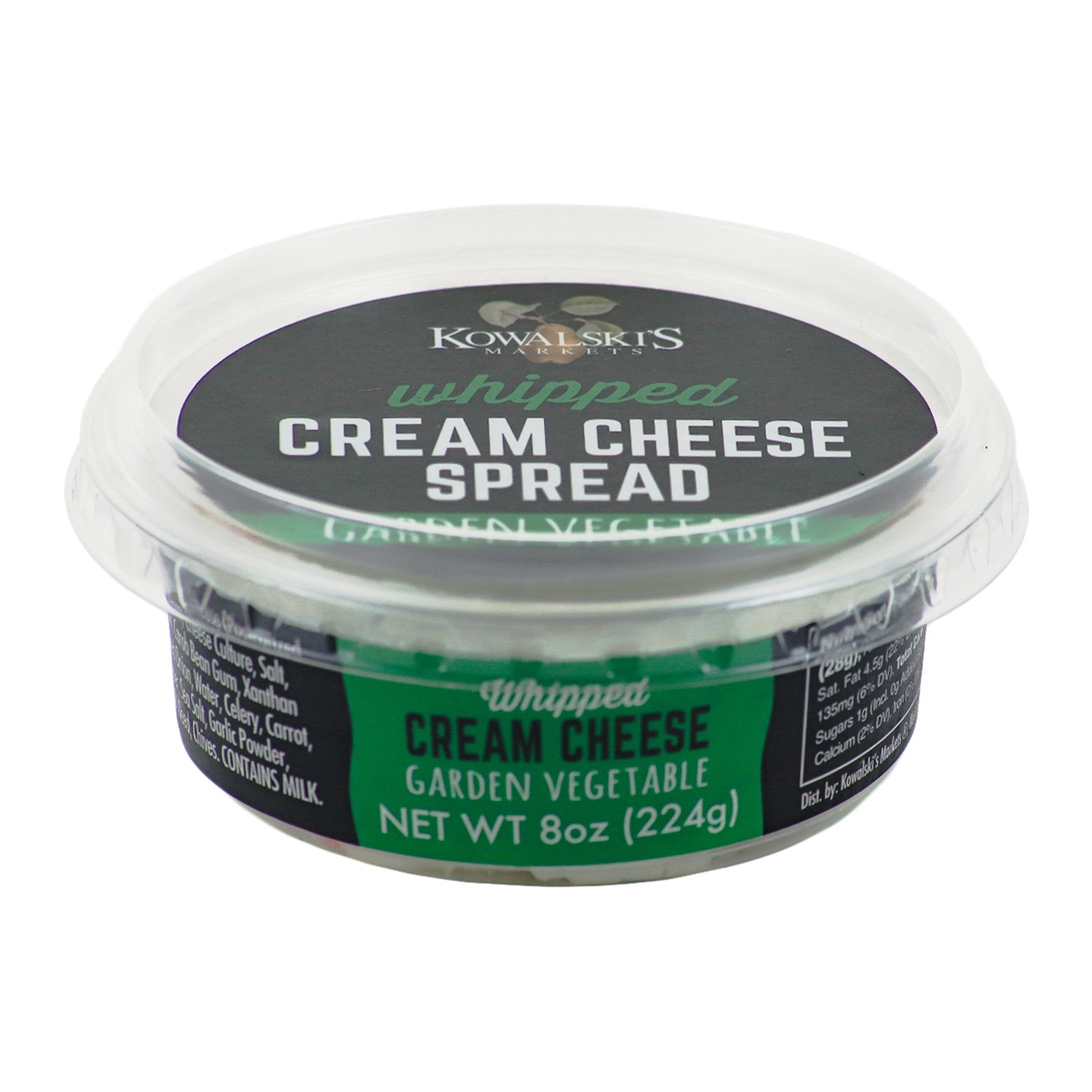 slide 1 of 1, Kowalski's Garden Veggie Bagel Spread, 8 oz