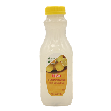 slide 1 of 1, Hy-Vee Lemonade - 16 fl oz, 16 fl oz