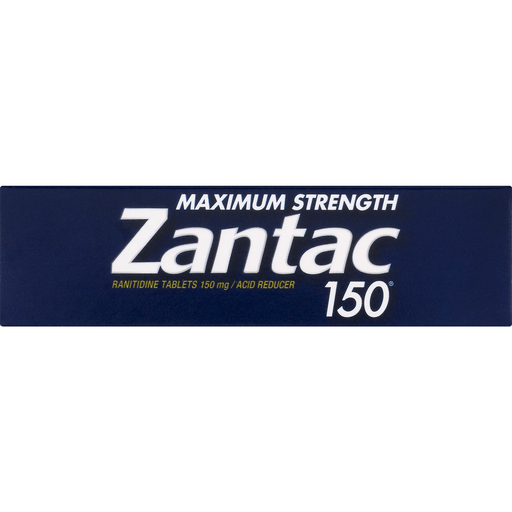 slide 16 of 18, Zantac 150 Acid Reducer, Maximum Strength, 150 Mg, Tablets, 24 ct