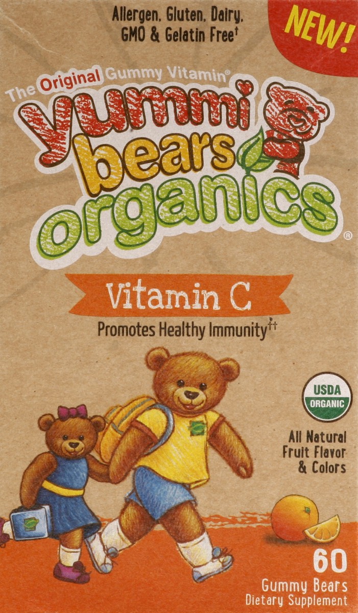 slide 1 of 4, Yummi Bears Vitamin C 60 ea, 60 ct