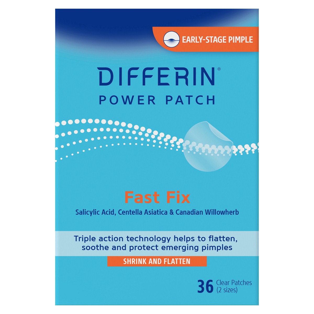 slide 1 of 13, DIFFERIN Acne Prone Skin Patches, 36 ct