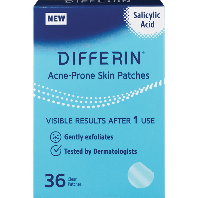 slide 1 of 1, DIFFERIN Acne Prone Skin Patches, 36 ct
