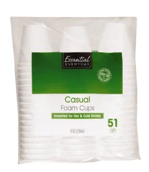 Essential Everyday Foam Cups