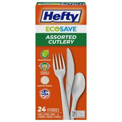 Hefty EcoSave Assorted Cutlery - 24 ct
