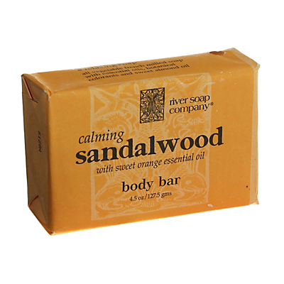 slide 1 of 1, River Soap Company Calming Sandalwood Soap, 4.5 oz