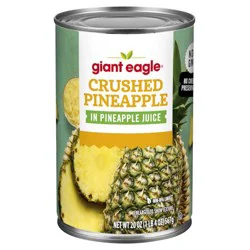 Giant Eagle Crushed Pineapple, In Pineapple Juice