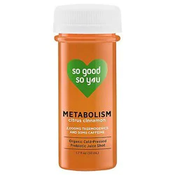 So Good So You Metabolism Citrus Cinnamon Probiotic Shot - 1.7 Fl. Oz.