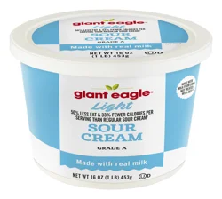 Giant Eagle Light Sour Cream