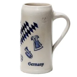Schilz Genuine Salt-Glazed 0.5L Beer Stein