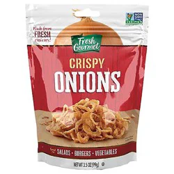 Fresh Gourmet Crispy Onions Lightly Salted- 3.5 oz