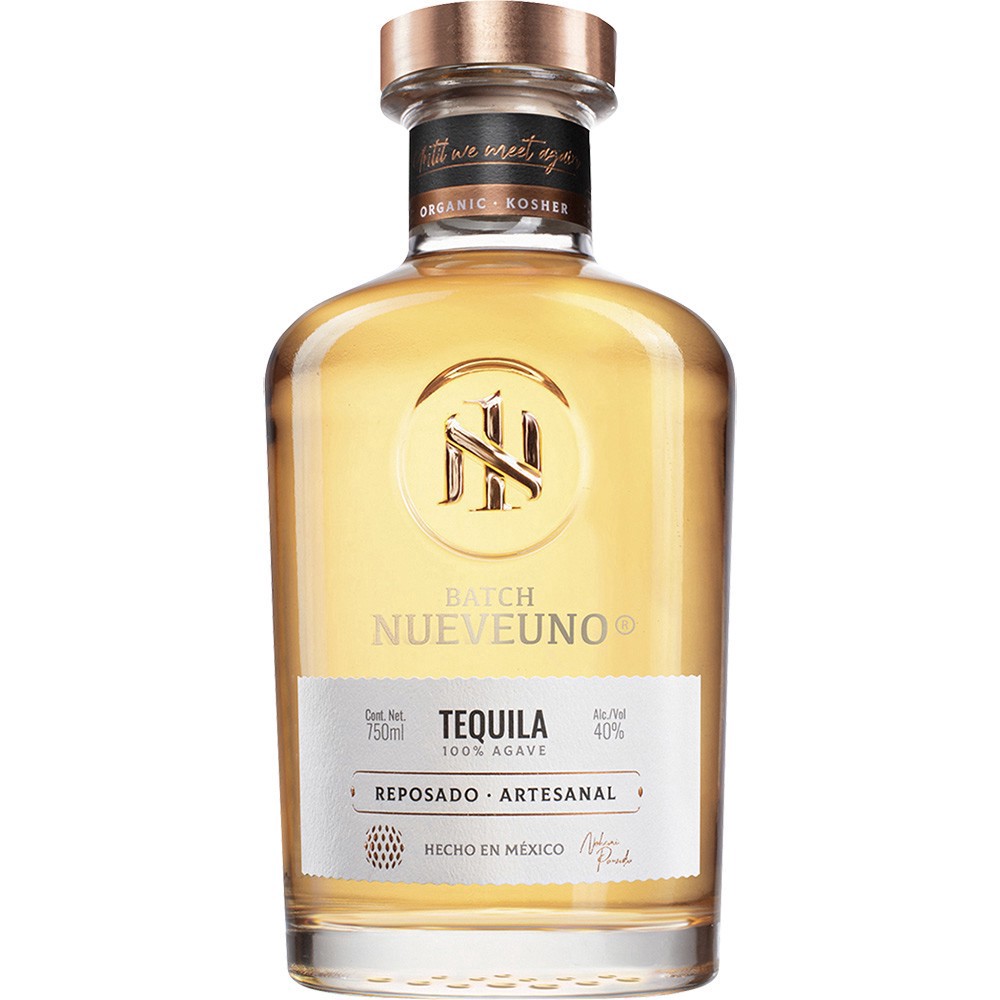 slide 1 of 1, Nueveuno Tequila Batch Nueveuno Reposado Artesenal, 750 ml