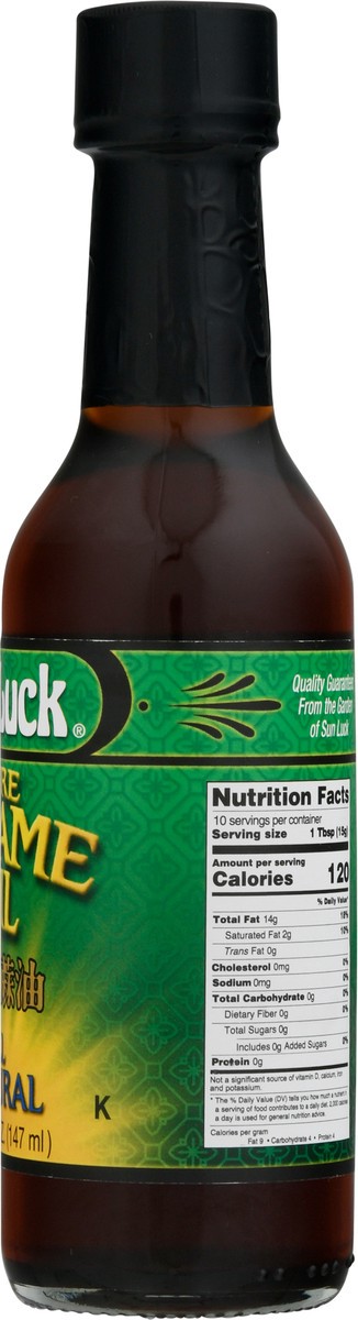 slide 5 of 13, Sun Luck Pure Sesame Oil 5 fl oz, 5 fl oz