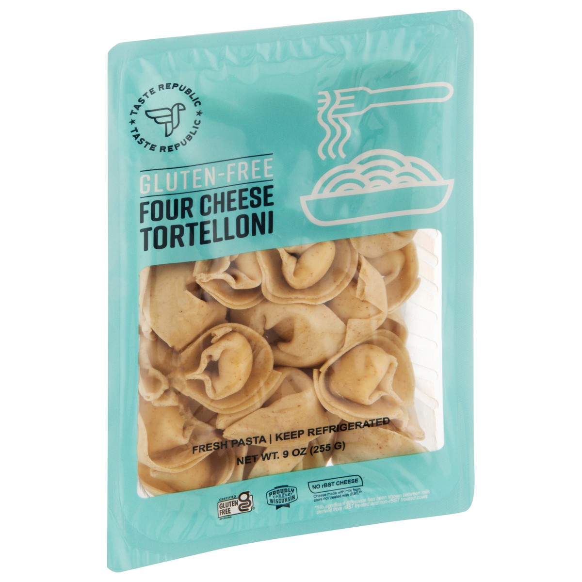 slide 6 of 9, Taste Republic Gluten-Free Four Cheese Tortelloni 9 oz, 9 oz