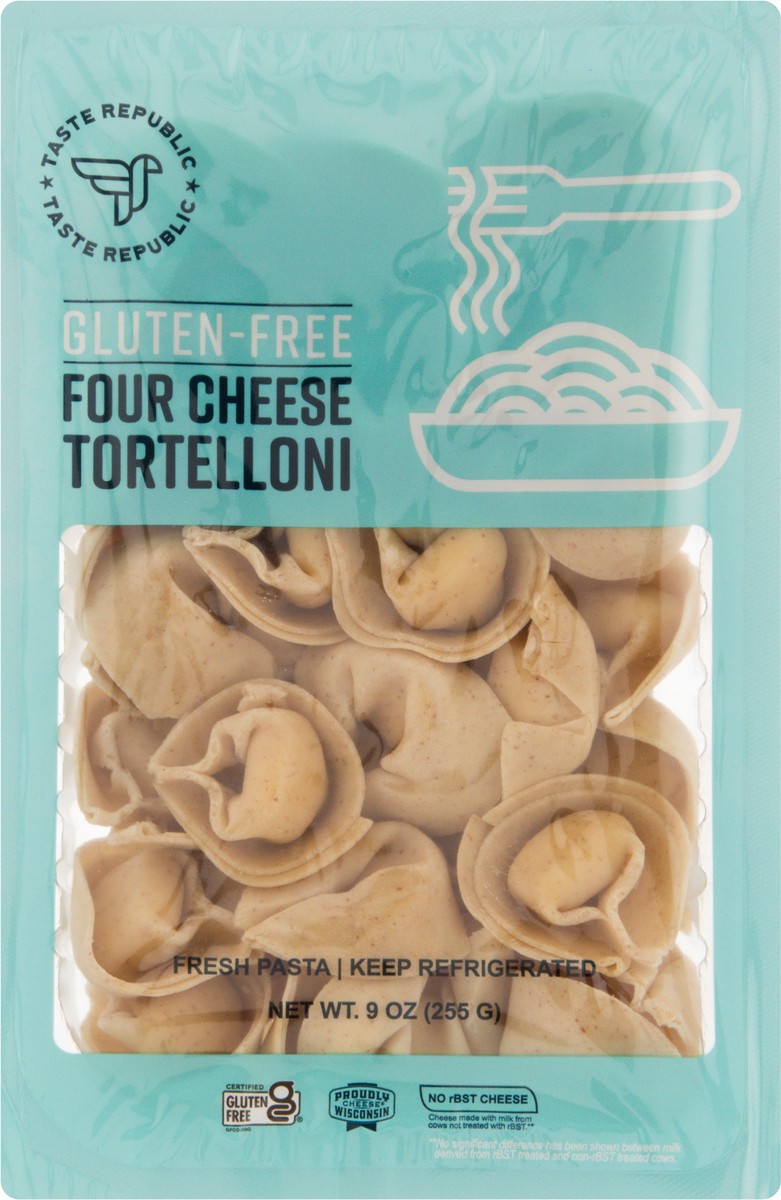 slide 7 of 9, Taste Republic Gluten-Free Four Cheese Tortelloni 9 oz, 9 oz