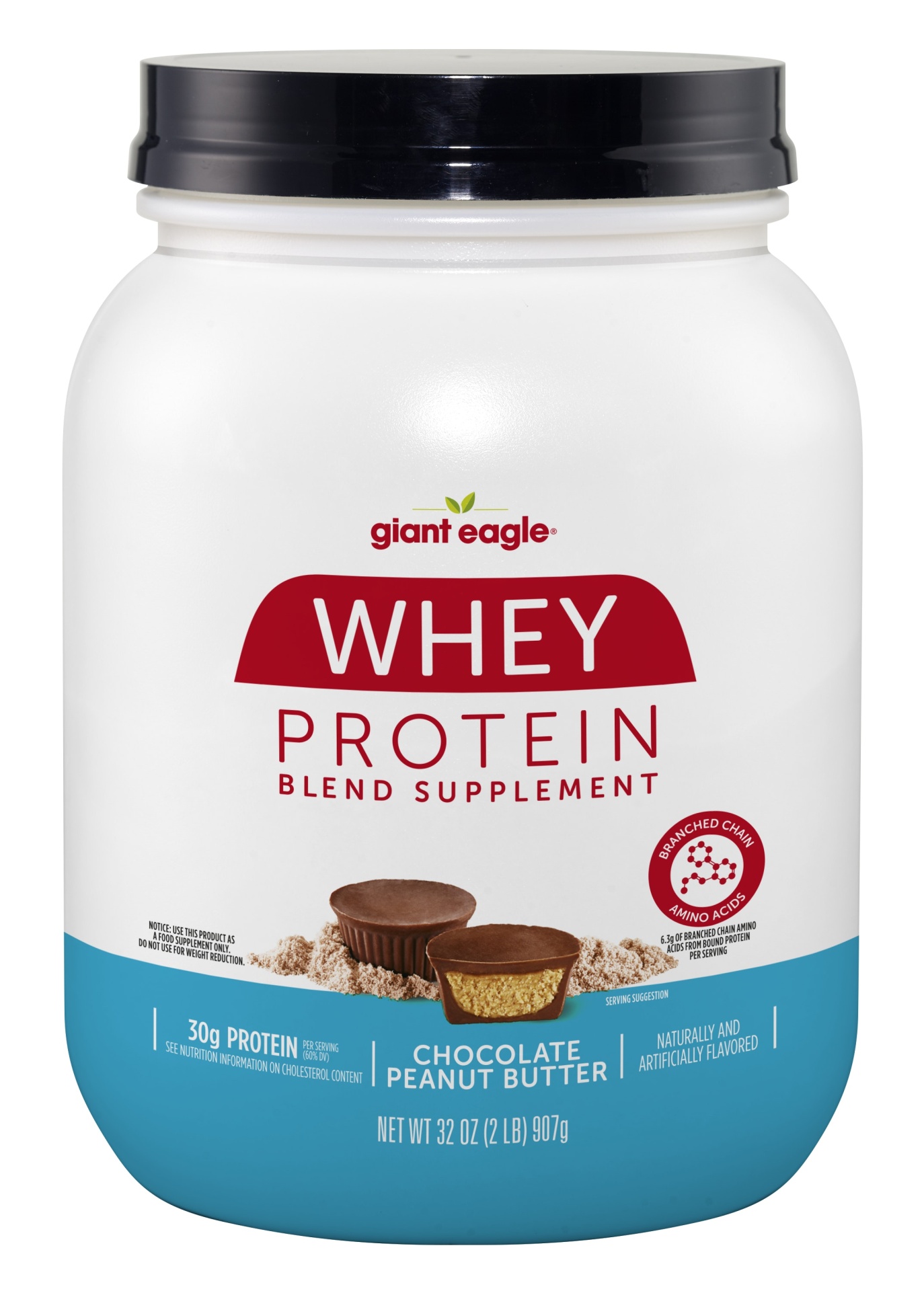 slide 1 of 1, Ge Whey Protein Peanut Butter, 2 lb