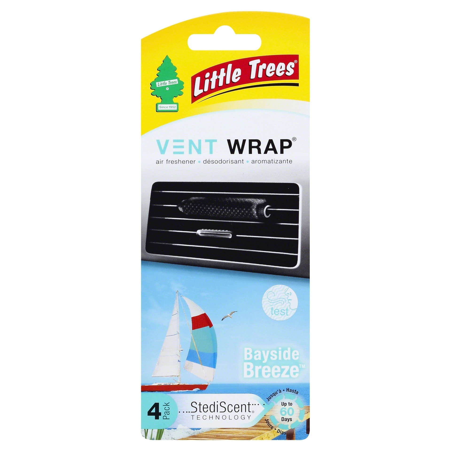 slide 1 of 1, Little Trees Air Freshener 4 ea, 4 ct