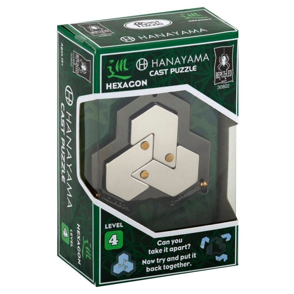 slide 1 of 1, Bepuzzled Hexagon Hanayama Cast Metal Puzzle, 1 ct
