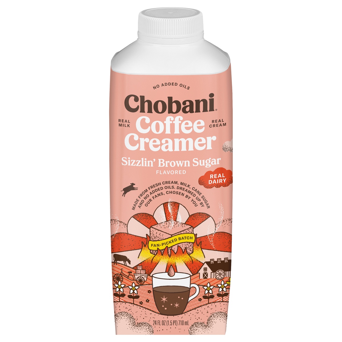 slide 1 of 1, Chobani Cookies & Cream Flavored Coffee Creamer, 24 oz