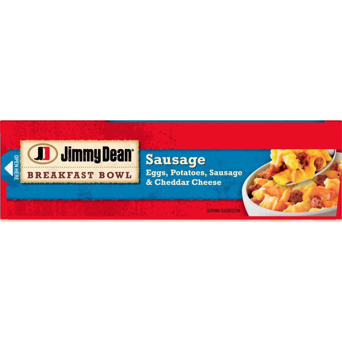 slide 9 of 9, Jimmy Dean Breakfast Bowl, Sausage, Frozen, 7 oz Bowl, 198.45 g