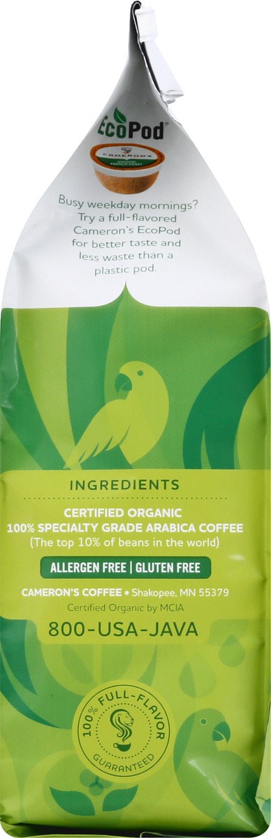 slide 3 of 12, Cameron's Organic Whole Bean Light Roast Peruvian Coffee - 10 oz, 10 oz