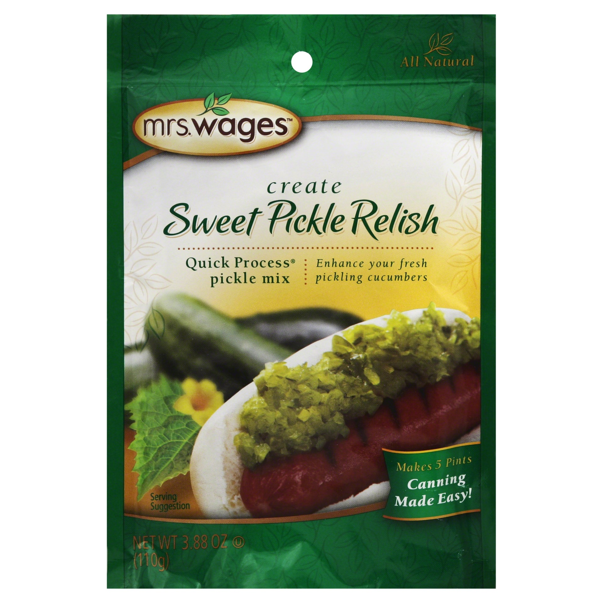 slide 1 of 3, Mrs. Wages Pickle Mix 3.88 oz, 3.88 oz