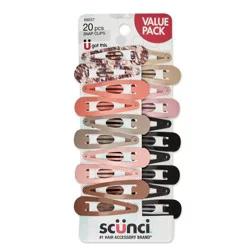 scünci Snap Clips Savvy Value 20 Each