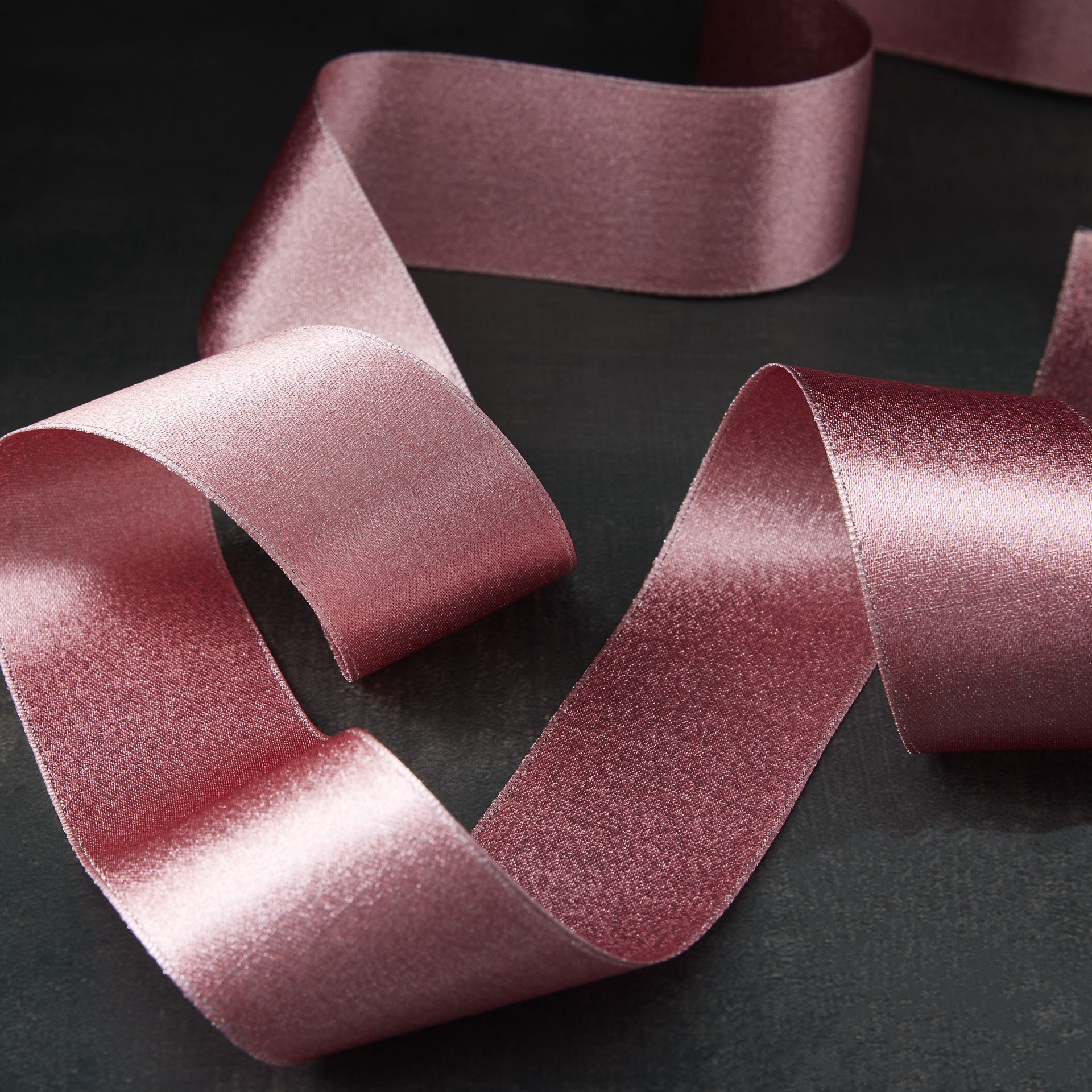 slide 4 of 4, 1.5" X 3yd. Rose Shimmer Wired Satin Ribbon By Celebrate It, 1.5 in x 3 yd