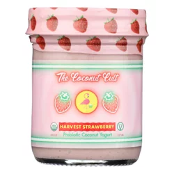 Coconut Cult 8oz Harvest Strawberry Probiotic Coconut Yogurt
