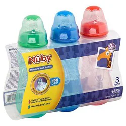 Nuby Bottle W/non Drip Nipple - EA