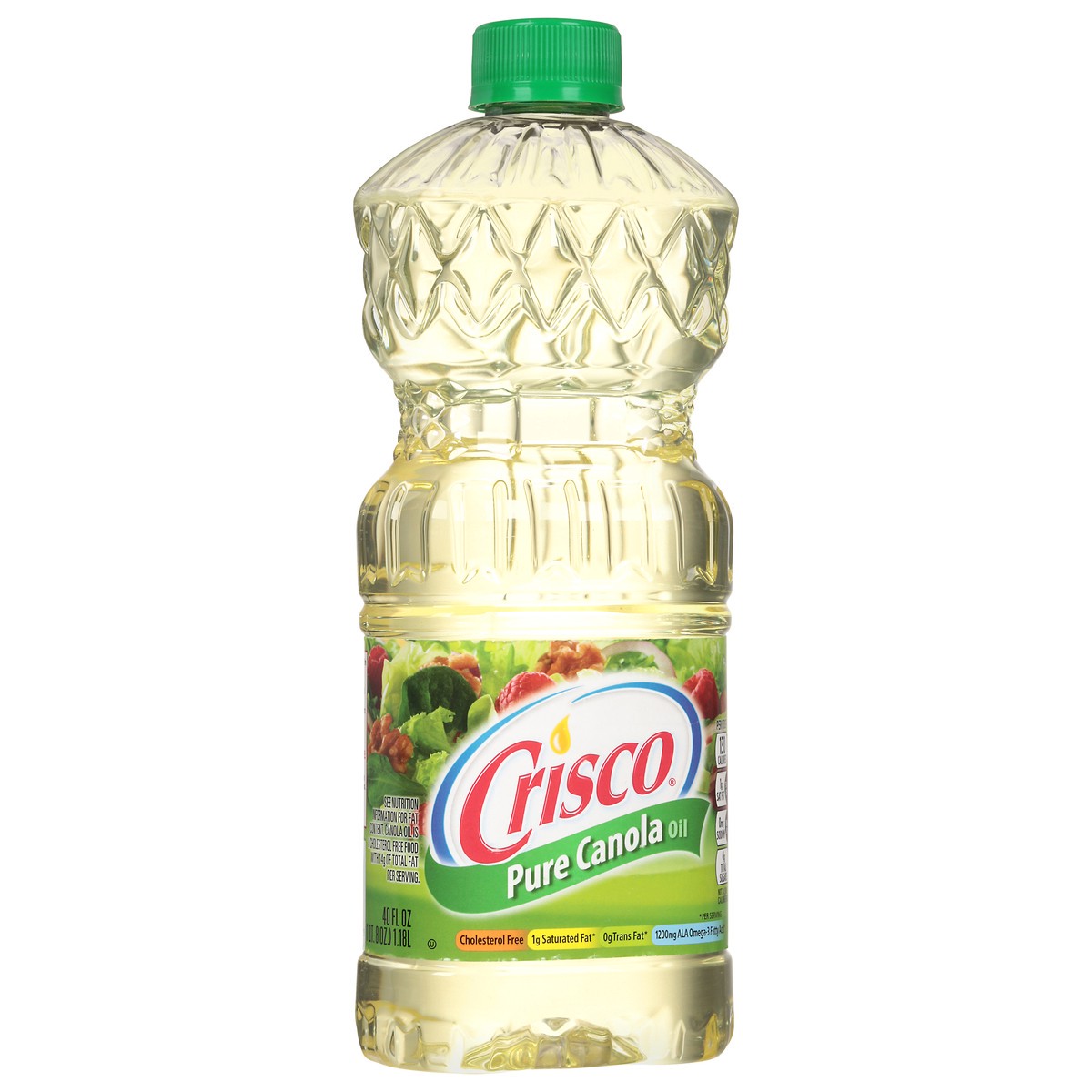 slide 10 of 16, Crisco Pure Canola Oil, Gluten-Free, 40 fl oz, 40 fl oz