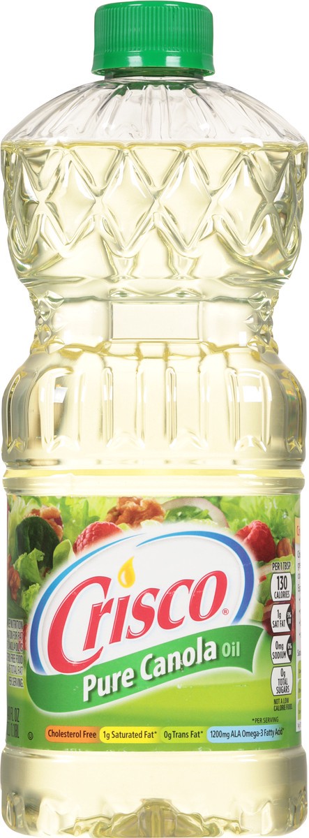 slide 11 of 16, Crisco Pure Canola Oil, Gluten-Free, 40 fl oz, 40 fl oz
