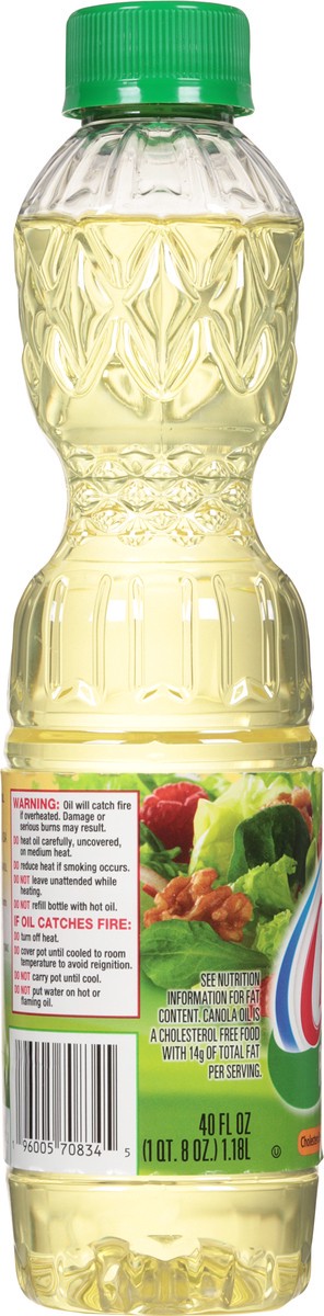 slide 9 of 16, Crisco Pure Canola Oil, Gluten-Free, 40 fl oz, 40 fl oz
