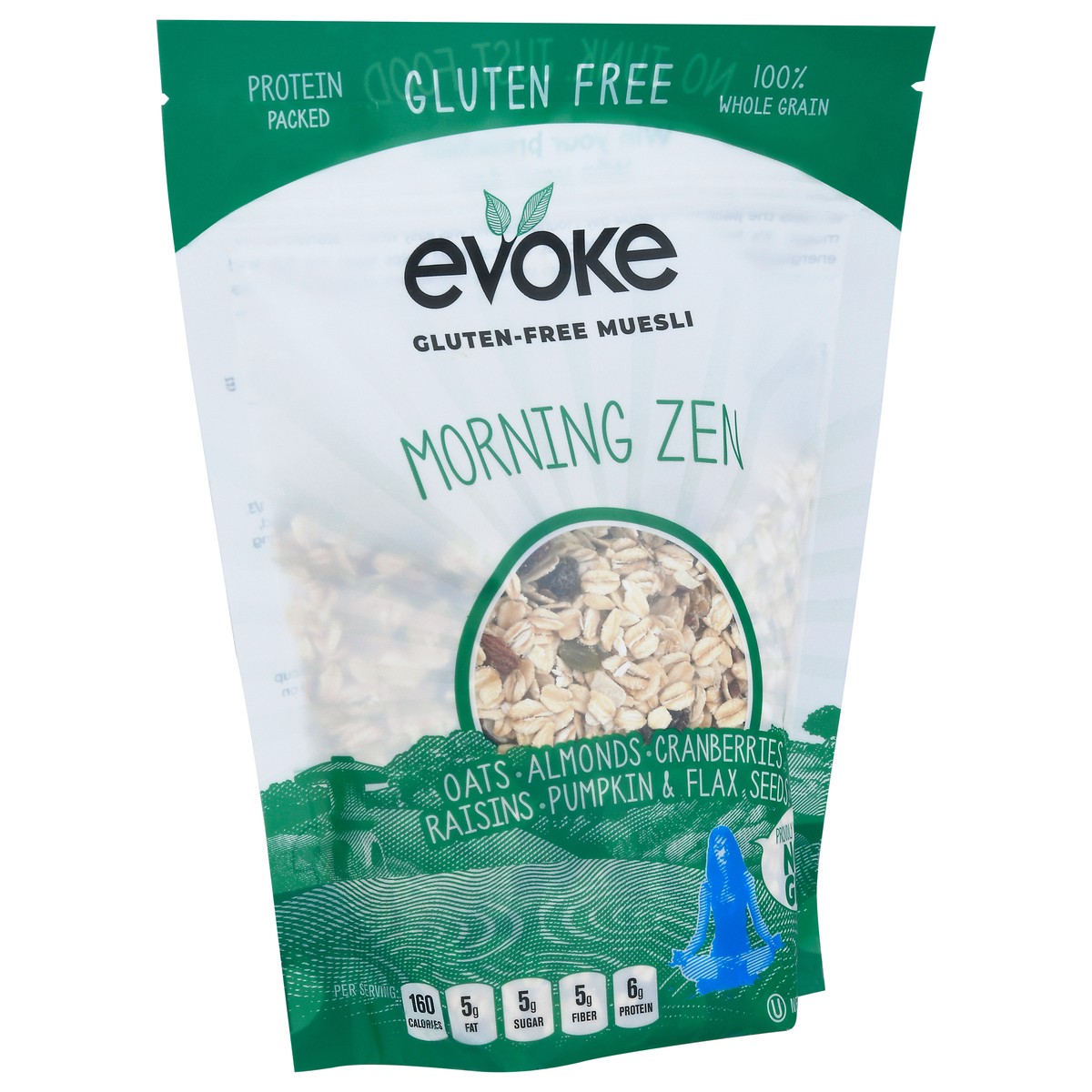 slide 9 of 9, Evoke Morning Zen Gluten Free Muesli, 12 oz