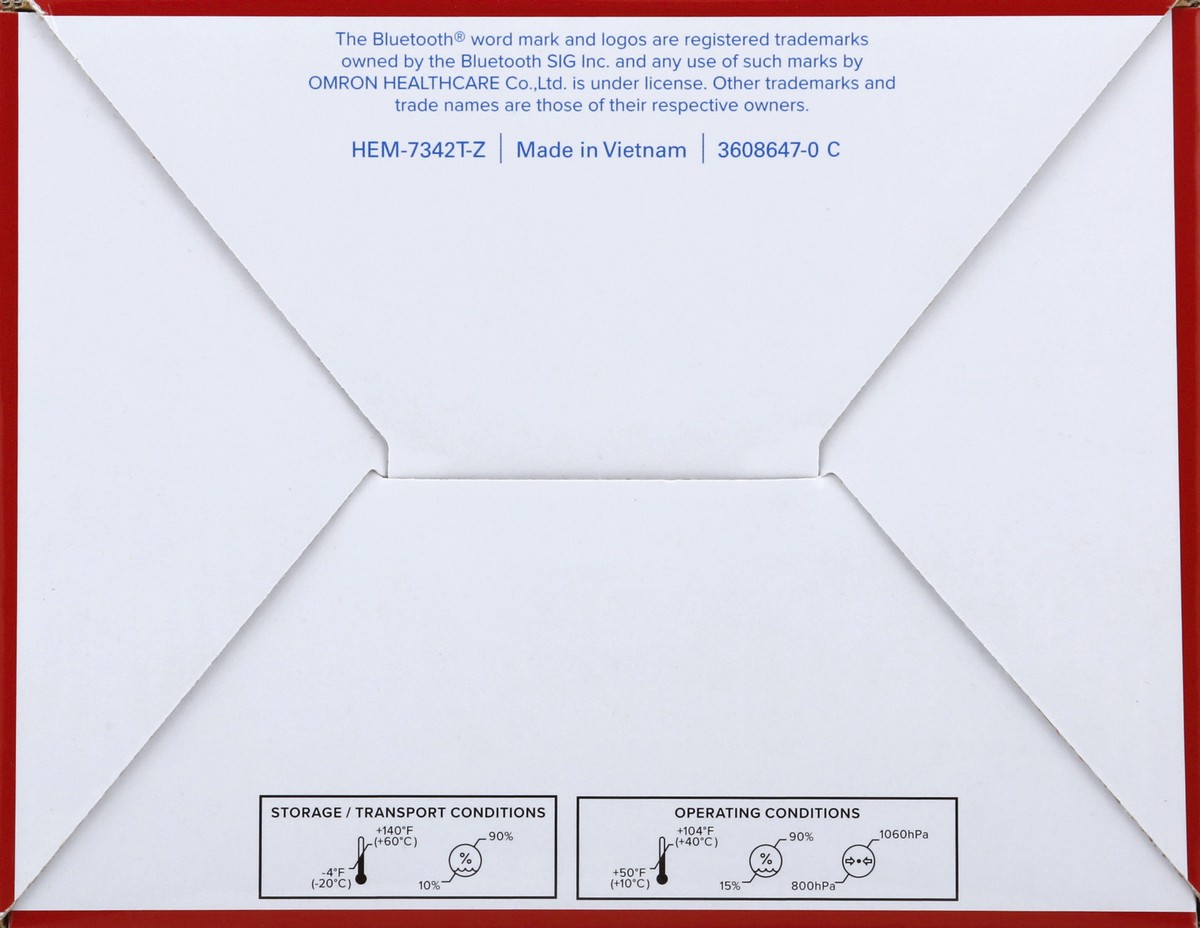 slide 6 of 6, Omron 10 Series Upper Arm Blood Pressure Monitor 1 ea Box, 1 ct