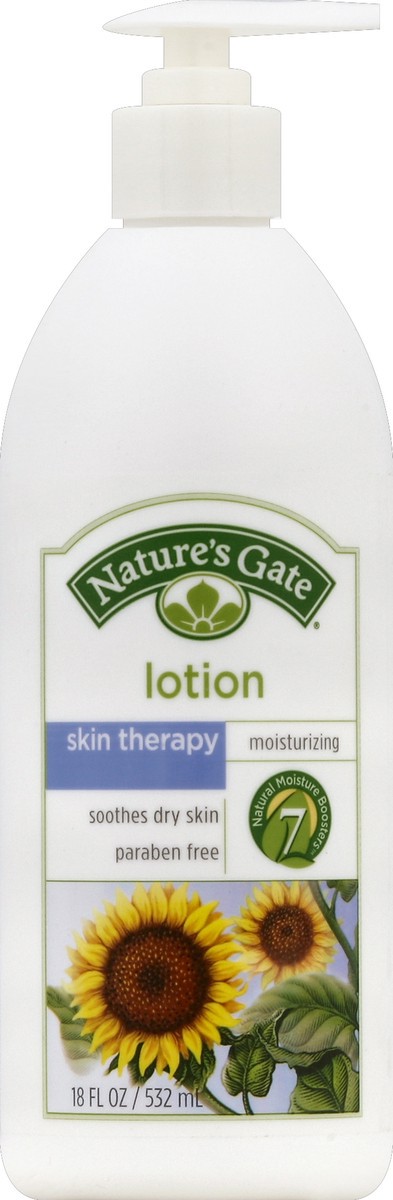 slide 3 of 3, Nature's Gate Lotion Moisturizing Skin Therapy, 18 oz