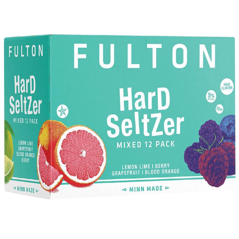 slide 1 of 1, Fulton's Hard Seltzer Mixed, 12 ct; 12 fl oz