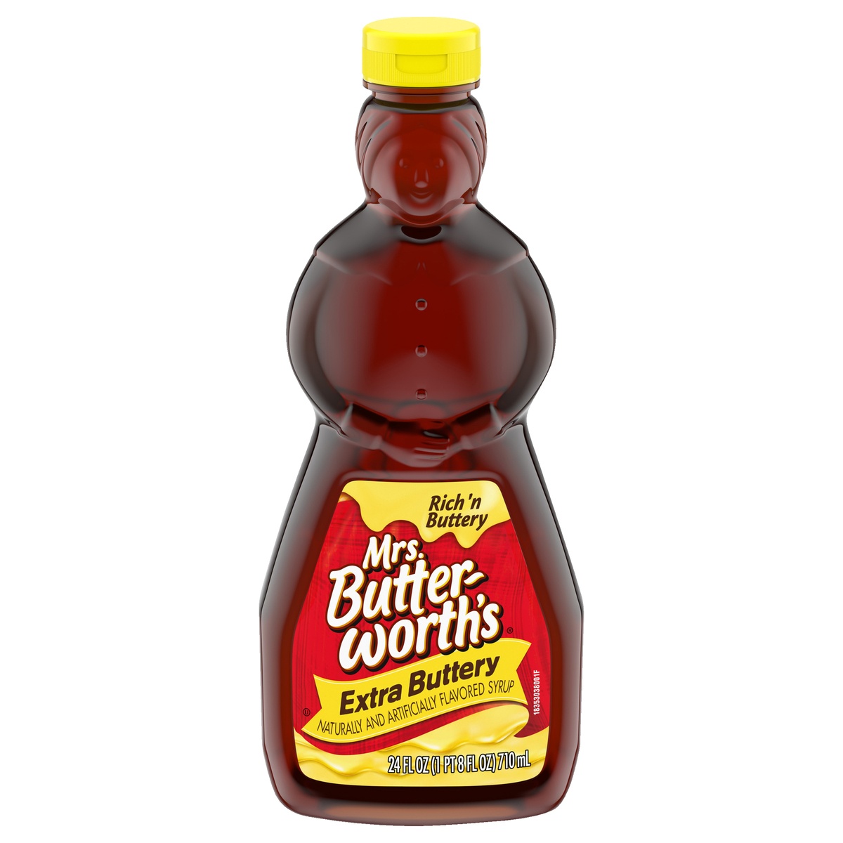 slide 1 of 12, Mrs. Butterworth's Extra Buttery Syrup 24 fl oz, 24 fl oz