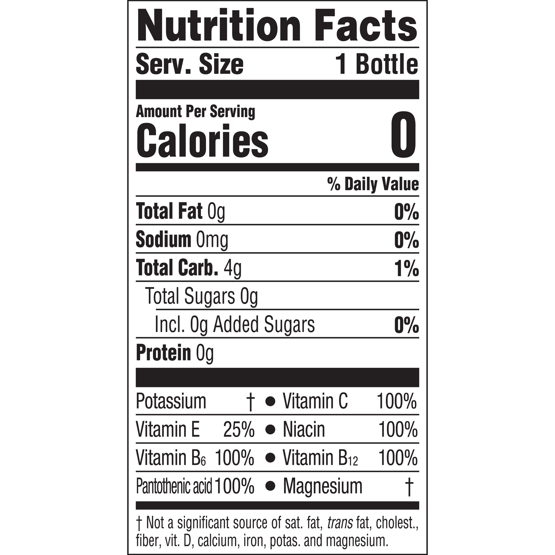 slide 6 of 7, Vitaminwater Zero Sugar Go-Go, Electrolyte Enhanced Water W/ Vitamins, Mixed Berry Drink, 20 Fl Oz, 20 fl oz