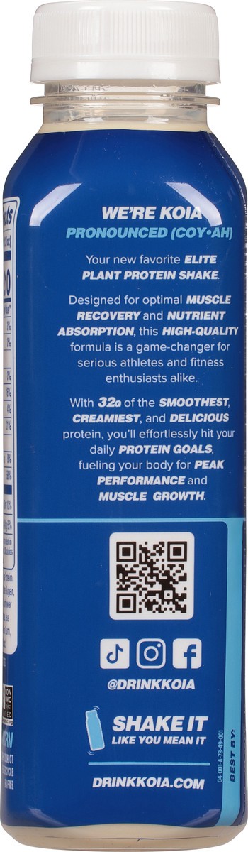 slide 10 of 15, Koia Plant-Based Vanilla Shake 12 fl oz, 12 fl oz