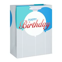 American Greetings Large Grey Birthday Gift Bag