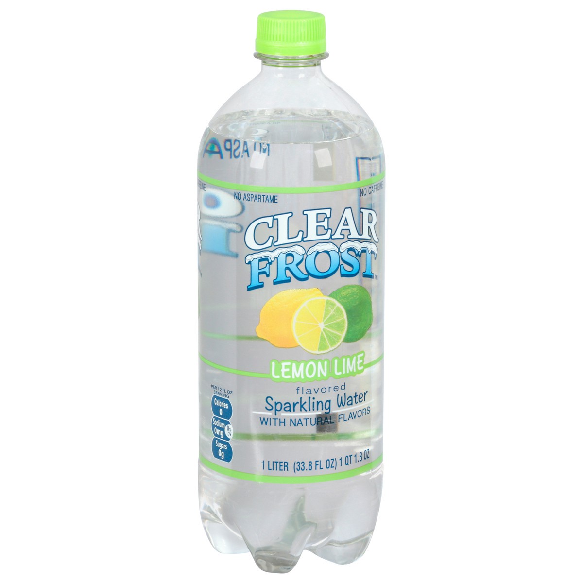 slide 3 of 11, Clear Frost™ flavored sparkling water, lemon lime - 33.8 fl oz, 33.8 fl oz