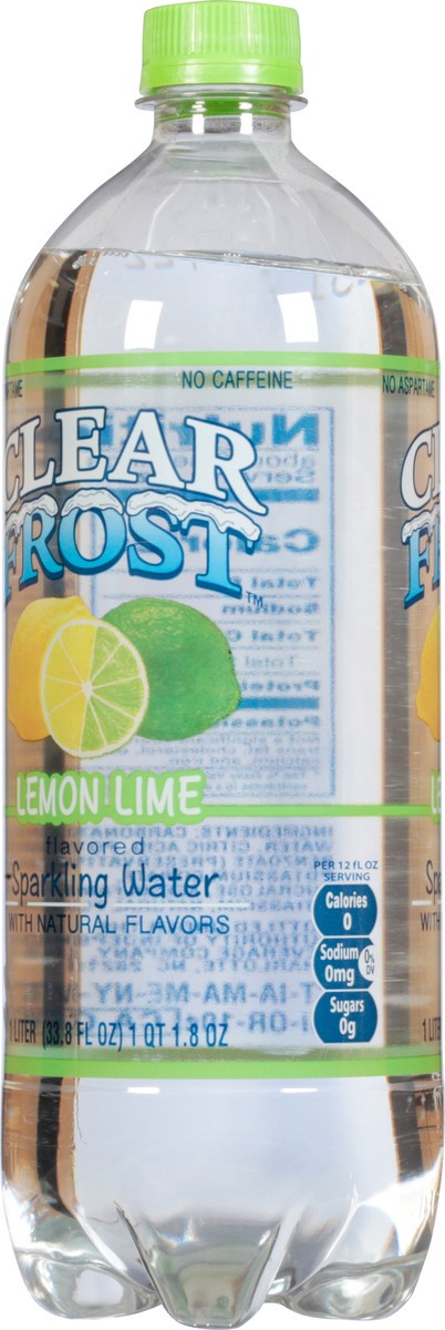 slide 2 of 11, Clear Frost™ flavored sparkling water, lemon lime - 33.8 fl oz, 33.8 fl oz