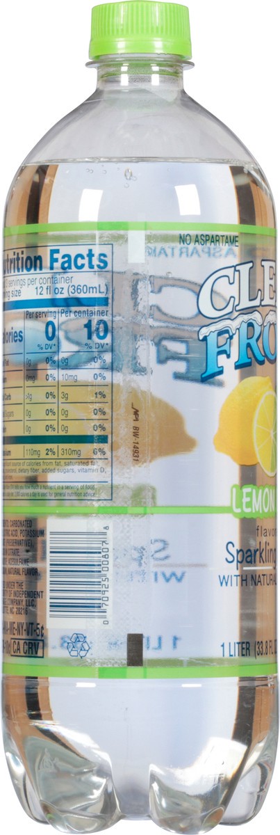 slide 5 of 11, Clear Frost™ flavored sparkling water, lemon lime - 33.8 fl oz, 33.8 fl oz