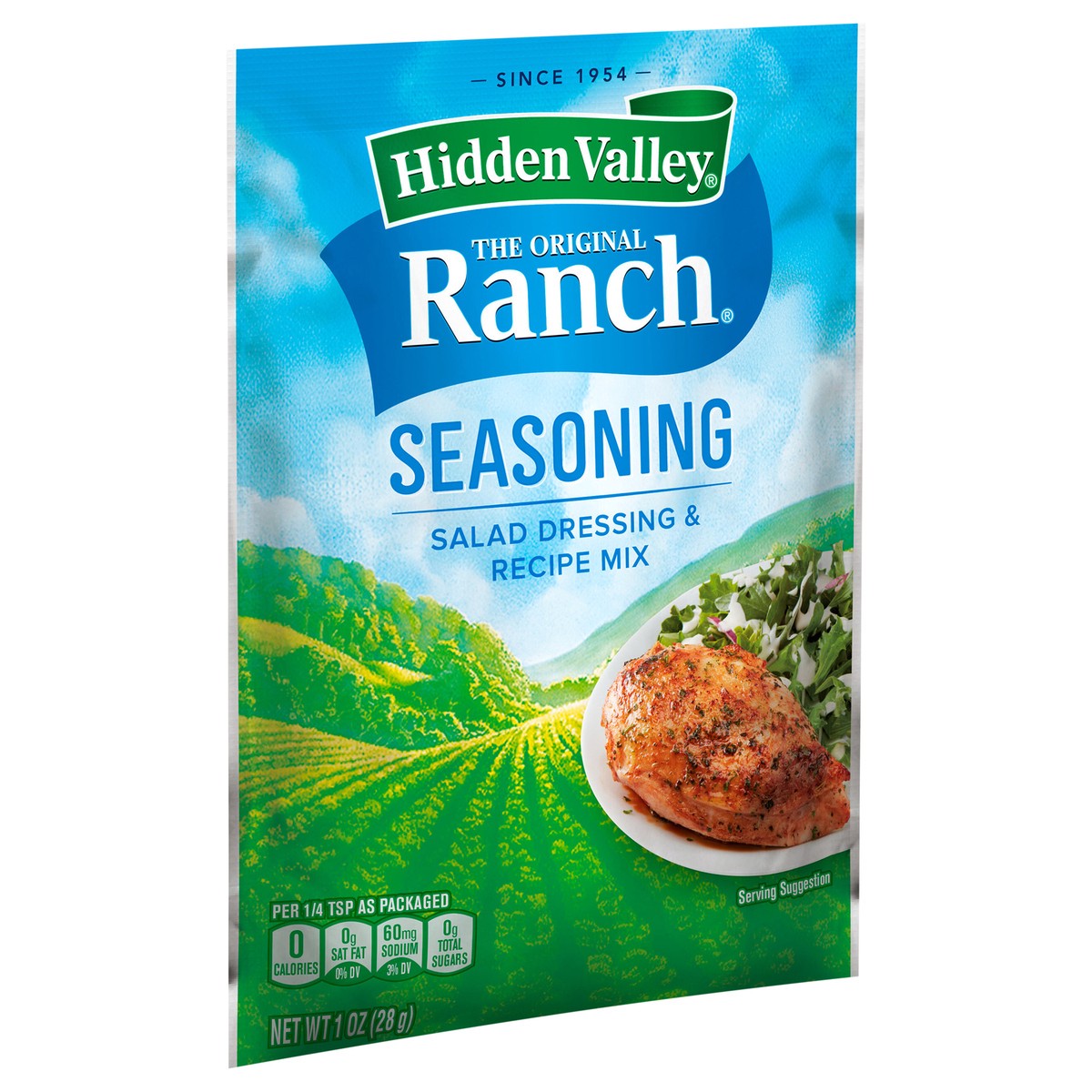 slide 8 of 9, Hidden Valley Original Ranch Salad Dressing & Seasoning Mix, Gluten Free - 1 Packet, 1 oz