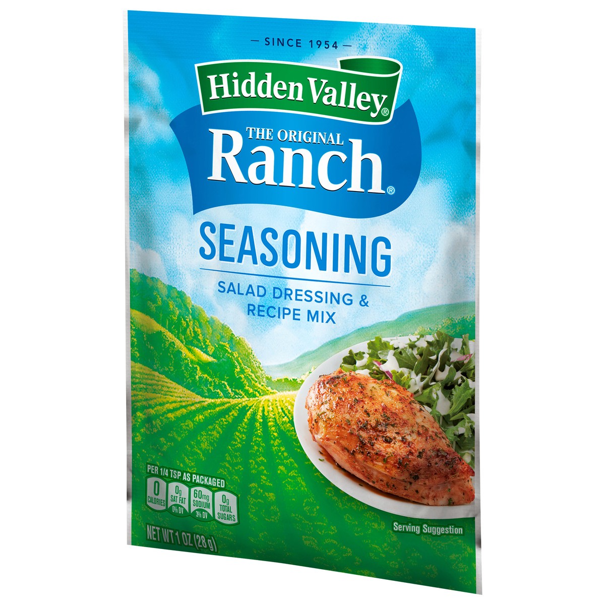 slide 9 of 9, Hidden Valley Original Ranch Salad Dressing & Seasoning Mix, Gluten Free - 1 Packet, 1 oz