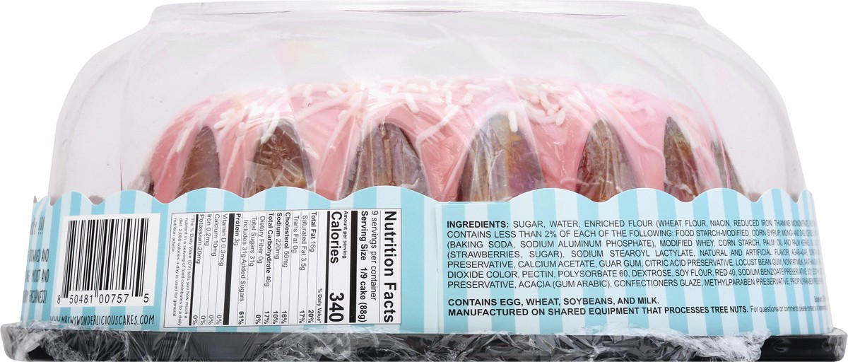 slide 3 of 12, Mrs Ws Wonderlicious Cakes Strawberry Bliss Bundt Cake 28 oz, 28 oz